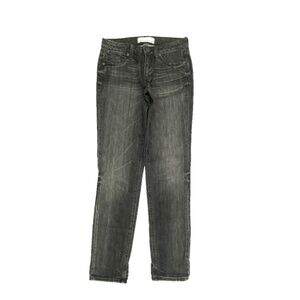 Paper Denim & Cloth Jeans Womens 24 Black EZE Relaxed 5 Slim Straight Denim